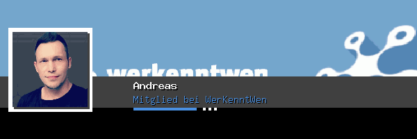 Andreas - WerKenntWen Banner